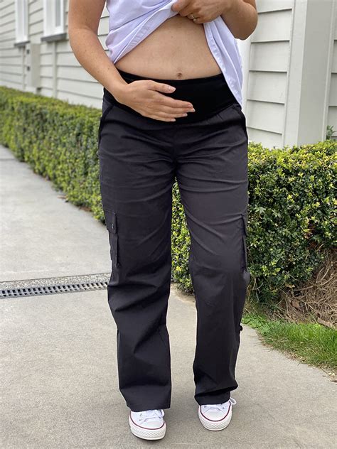 maternity cargo pants for women.